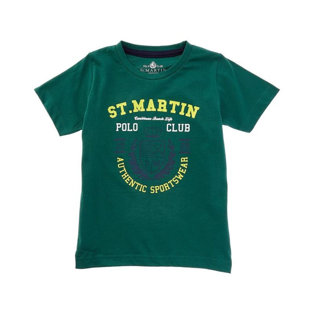 Polo Club St. Martin Boys  Crewneck T-Shirt, Green